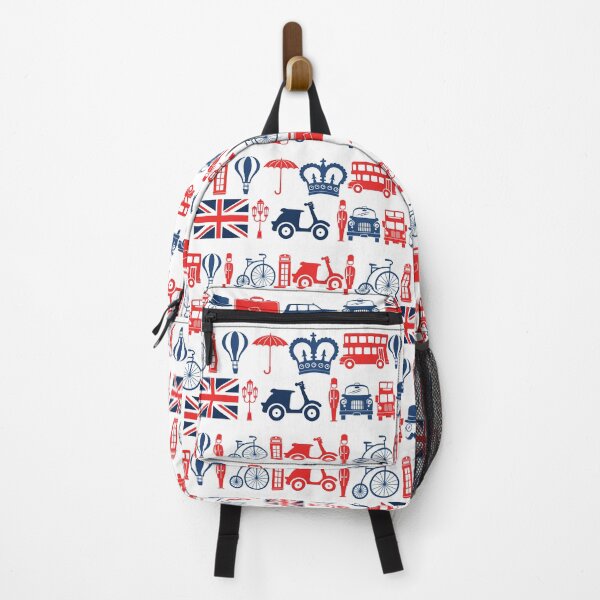 Item preview, LONDON ADDICTED, PARIS, RED WHITE BLUE SKYLINE designed and sold by wildwhimsical.