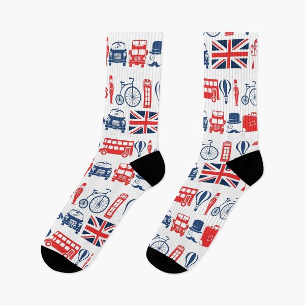 Item preview, LONDON ADDICTED, PARIS, RED WHITE BLUE SKYLINE designed and sold by wildwhimsical.