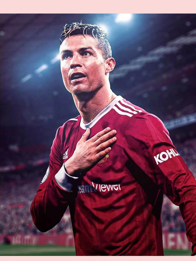 T-shirt enfant for Sale avec l'œuvre « Cristiano Ronaldo Ballon Kiss United  » de l'artiste Hevding