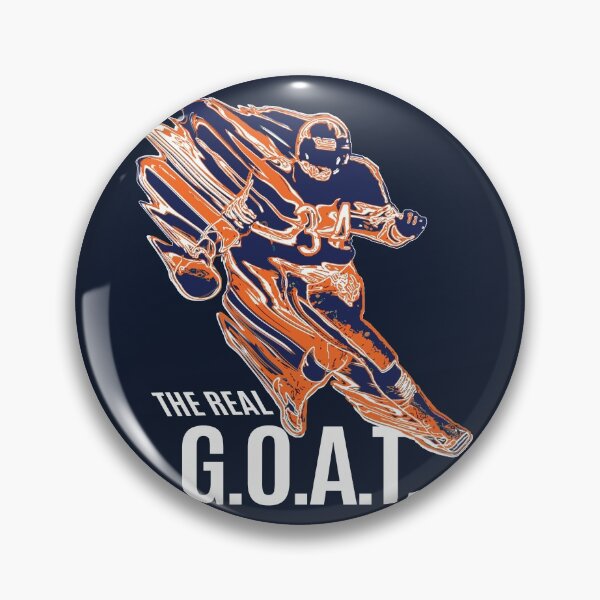 Item preview, THE GREATEST OF ALL TIME - WALTER PAYTON - CHICAGO BEARS (navy background) designed and sold by BearDownDesigns.