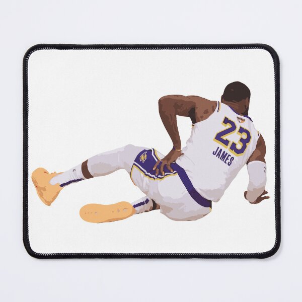 Artikelvorschau, Lebron James Injury lying on the floor entworfen und verkauft von Basketball For Life.