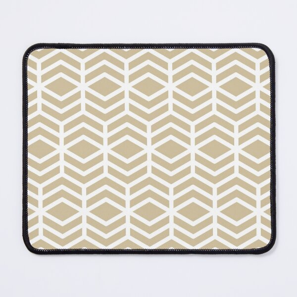 Item preview, Beige and White Chevron Line Shape Pattern 2021-2022 Trending Color Pantone Soybean 13-0919 designed and sold by ColorOfTheYears.