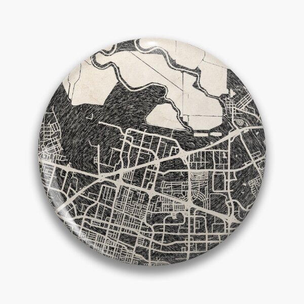 Item preview, Sunnyvale map California Ink lines designed and sold by InkMaps.