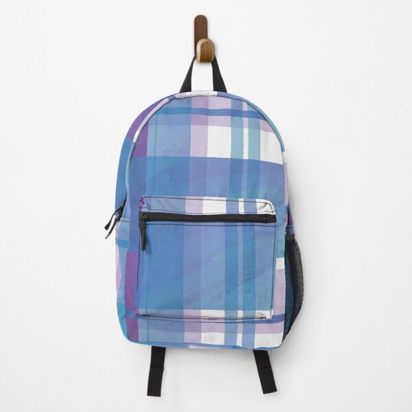 Item preview, Madras Plaid Blue and Purple  designed and sold by ImagineThatNYC.