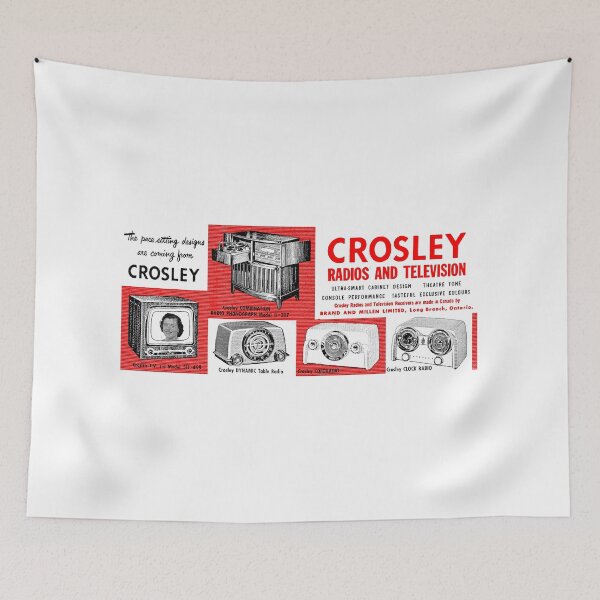 Item preview, CROSLEY RADIOS AND TELEVISION - ADVERT designed and sold by ThrowbackAds.