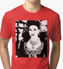 The Evil Queen B & W Tri-blend T-Shirt