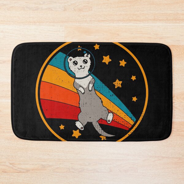 Item preview, Cute Vintage Panda Ferret Owner Retro Ferret In Space designed and sold by JokeGysen.