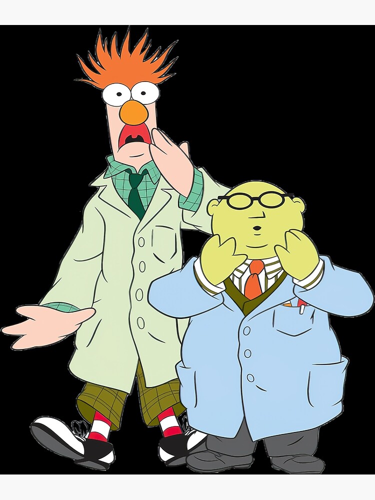 "Beaker and Dr. Bunsen Honeydew The Muppets Show" Poster by rainergabby