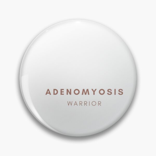 Item preview, ADENOMYOSIS WARRIOR: Black and White Floral Design - Chronic Illness Awareness + POLYCYSTIC OVARIAN SYNDROME designed and sold by endoemmm.