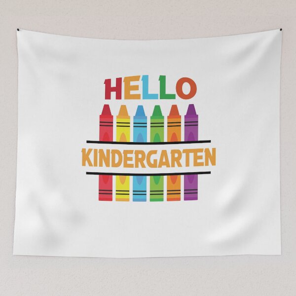 Aperçu de l'œuvre hello kindergarten créée et vendue par manardesign.