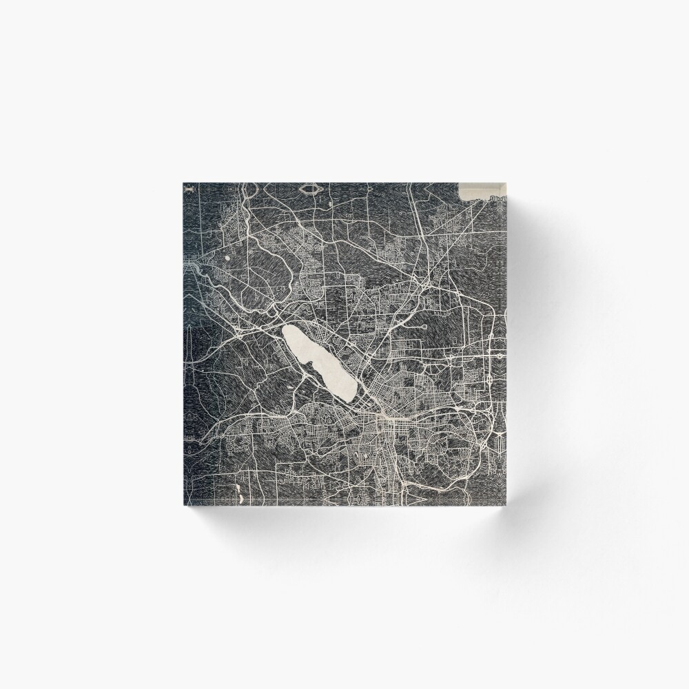Aperçu de l'œuvre Bloc acrylique créée et vendue par InkMaps.