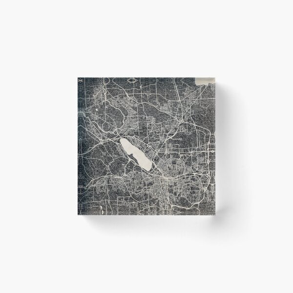 Artikelvorschau, Syracuse map New York Ink lines entworfen und verkauft von InkMaps.