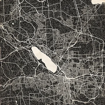 Vorschaubild zum Design Syracuse map New York Ink lines 2 von InkMaps