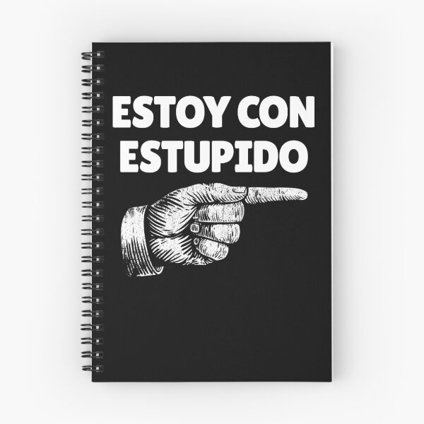 Item preview, Estoy Con Estupido Spanish Finger Right I'm With Stupid Gear designed and sold by DynamicDesign.