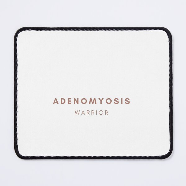 Item preview, ADENOMYOSIS WARRIOR: Black and White Floral Design - Chronic Illness Awareness + POLYCYSTIC OVARIAN SYNDROME designed and sold by endoemmm.