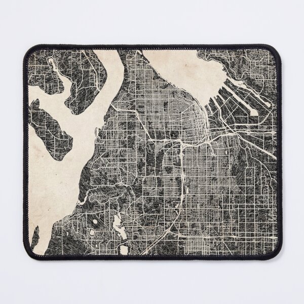 Item preview, Tacoma map Washington Ink lines designed and sold by InkMaps.
