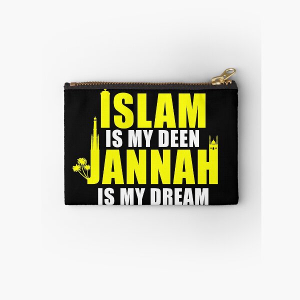 Item preview, islam is my deen jannah is my dream - islamic quotes designed and sold by EfenDesign.