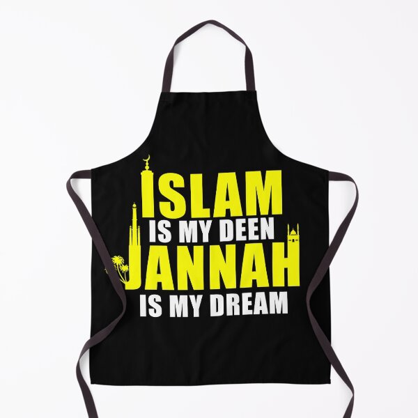 Item preview, islam is my deen jannah is my dream - islamic quotes designed and sold by EfenDesign.