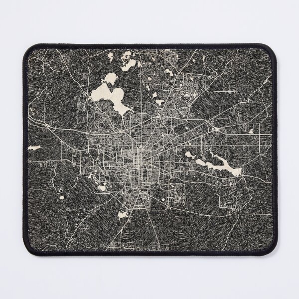 Item preview, Tallahassee map Florida Ink lines designed and sold by InkMaps.