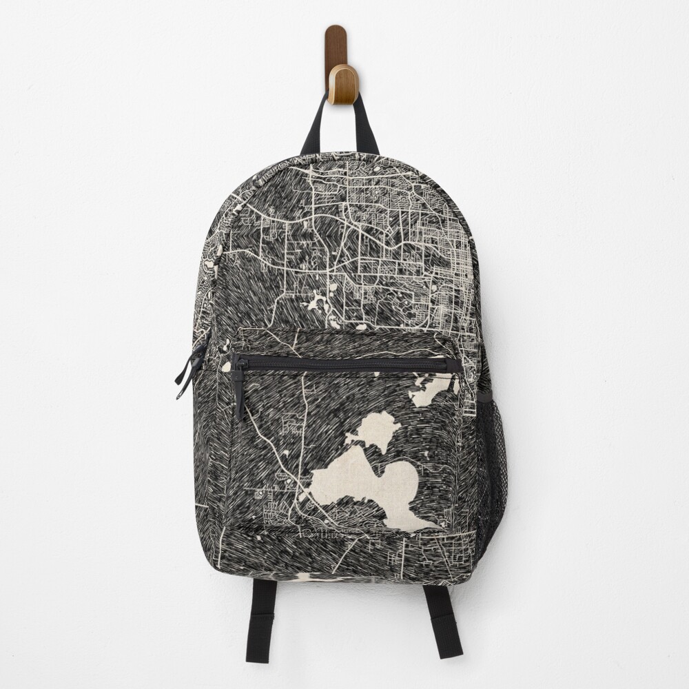 Vista previa del artículo con la obra «Mochila», diseñado y vendido por InkMaps.