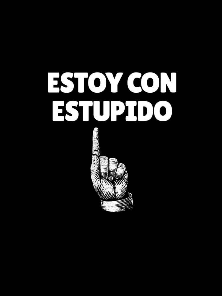 Imagen 4 de 4, Funda de iPhone con la obra Estoy Con Estupido Spanish Finger Pointing Up I'm Stupid Gear, diseñada y vendida por DynamicDesign.