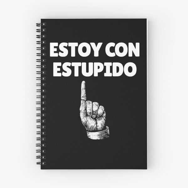 Item preview, Estoy Con Estupido Spanish Finger Pointing Up I'm Stupid Gear designed and sold by DynamicDesign.
