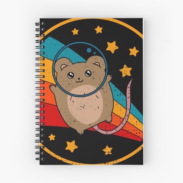 Item preview, Cute Vintage Natural Brown Fancy Mouse Owner Retro Pet Mouse In Space designed and sold by JokeGysen.