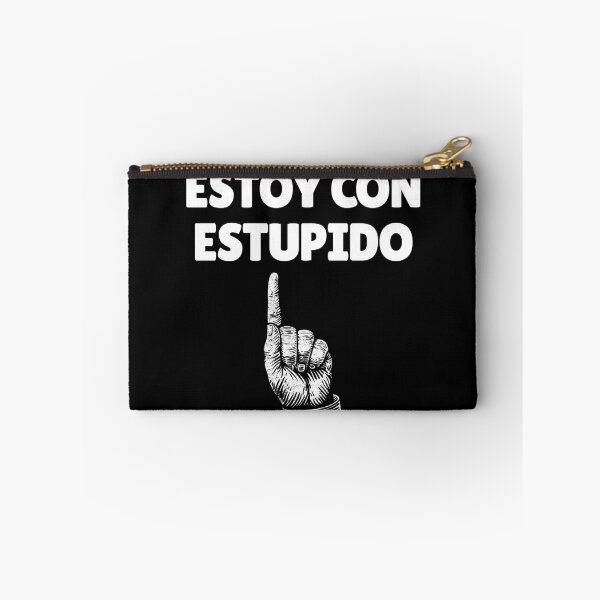 Item preview, Estoy Con Estupido Spanish Finger Pointing Up I'm Stupid Gear designed and sold by DynamicDesign.
