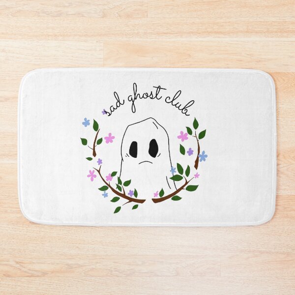 Item preview, sad ghost club - black and white halloween designed and sold by -justb-.
