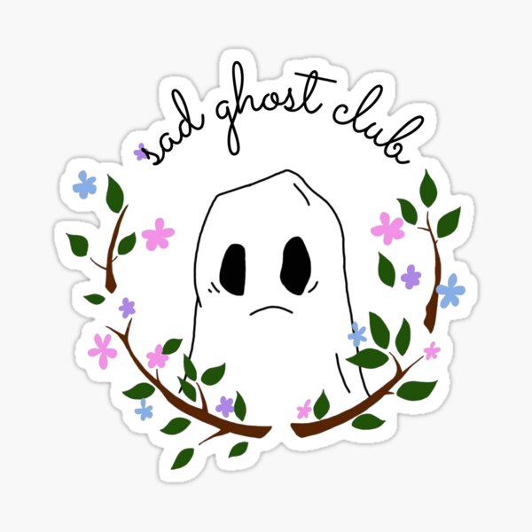 Artikel-Vorschau von Trauriger Geisterclub - Schwarz-Weiß-Halloween, designt und verkauft von -justb-.