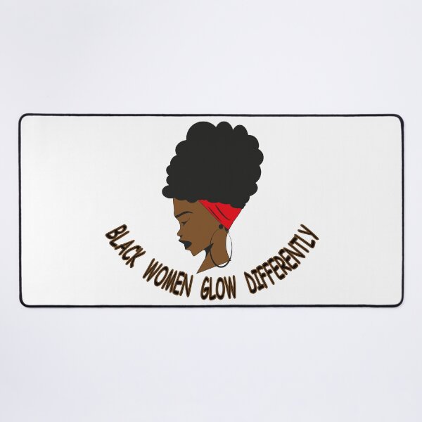 Item preview, Black Women Glow Differently designed and sold by bahicharafe.
