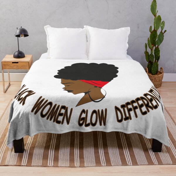 Item preview, Black Women Glow Differently designed and sold by bahicharafe.
