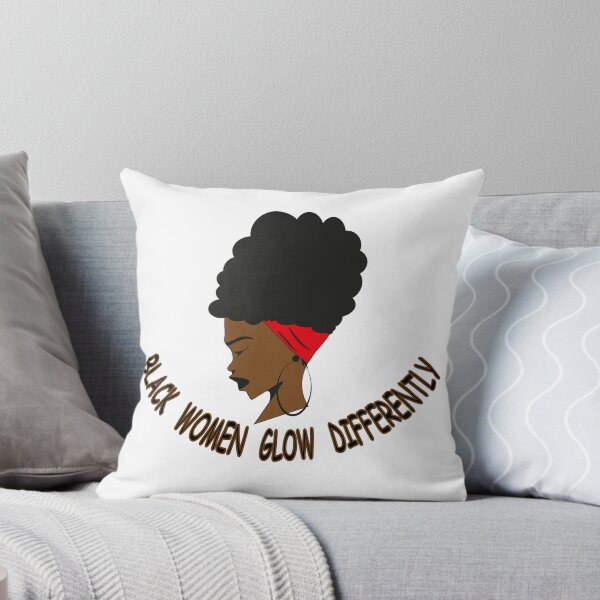 Item preview, Black Women Glow Differently designed and sold by bahicharafe.