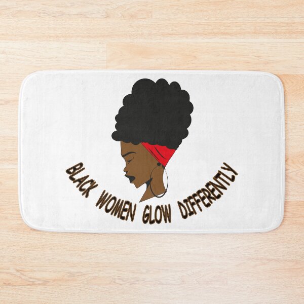 Item preview, Black Women Glow Differently designed and sold by bahicharafe.