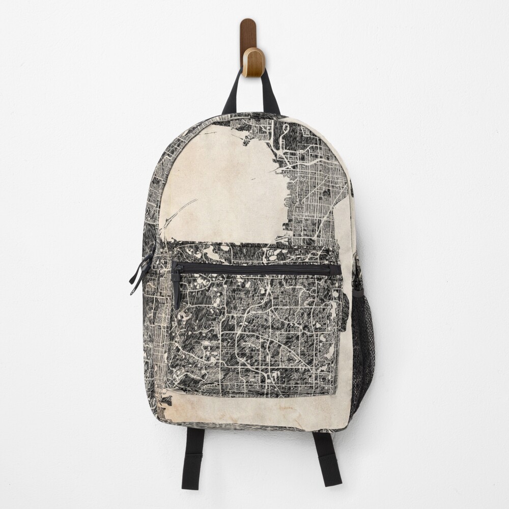 Vista previa del artículo con la obra «Mochila», diseñado y vendido por InkMaps.