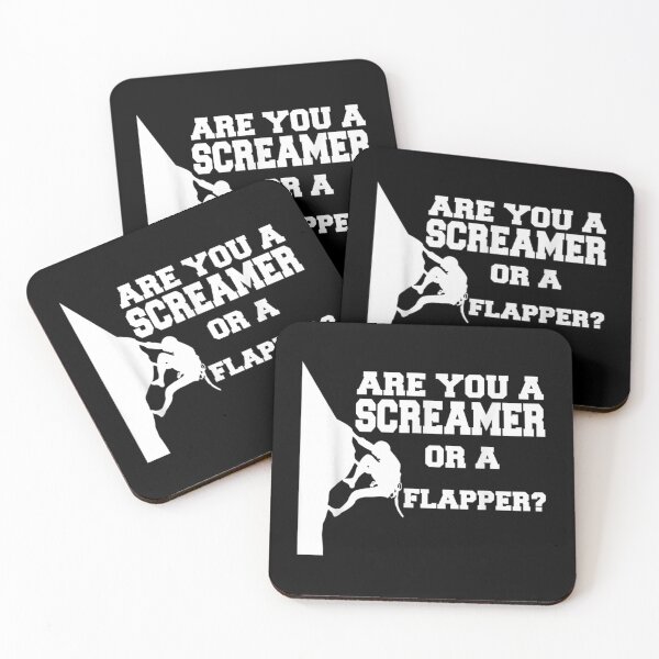 Item preview,  Screamer Flapper Funny Rock Climber Humor designed and sold by luisweber.