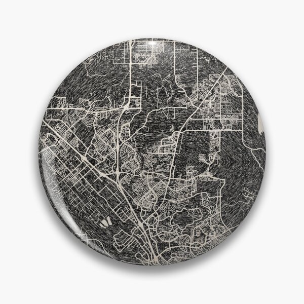 Artikelvorschau, Temecula map California Ink lines entworfen und verkauft von InkMaps.
