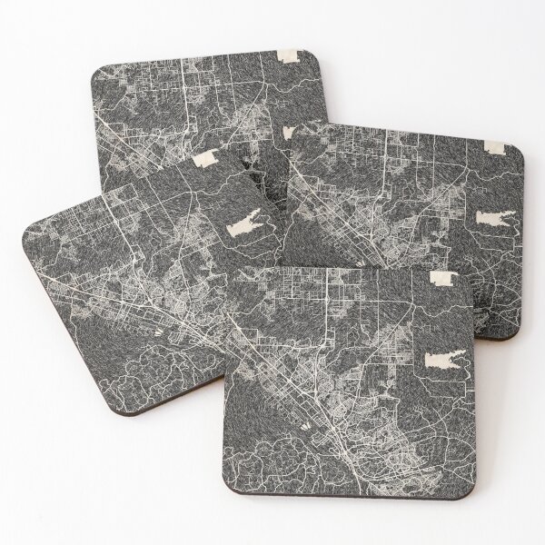 Item preview, Temecula map California Ink lines 2 designed and sold by InkMaps.