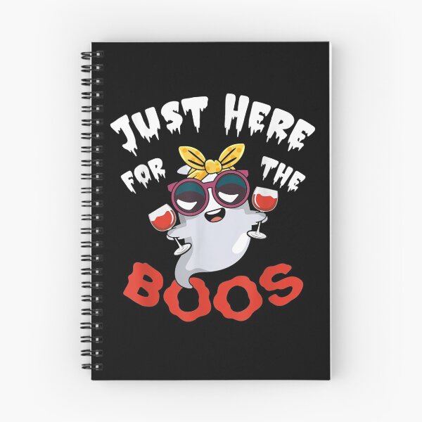 Item preview, Just Here For The Boos Funny Halloween Ghost Cute Wine Lover  designed and sold by FelixRiojas.