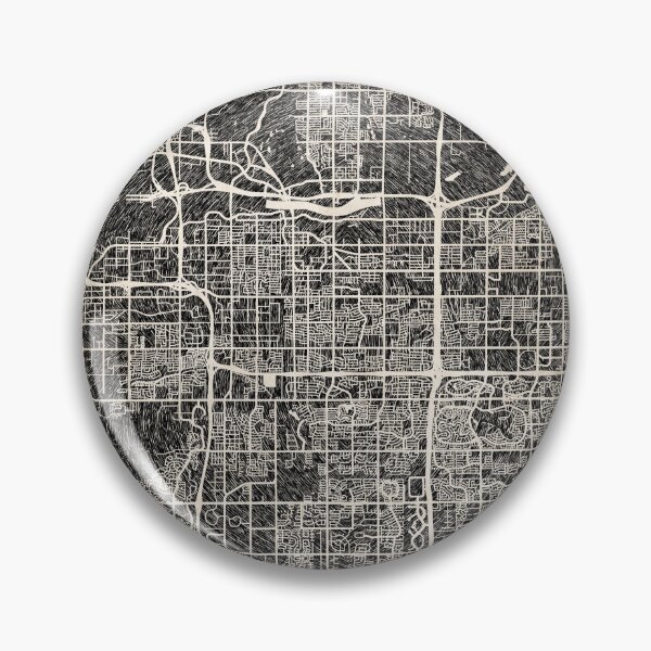 Item preview, Tempe map Arizona ink lines 2 designed and sold by InkMaps.