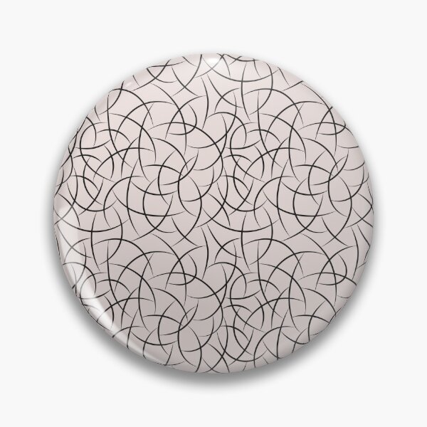 Artikelvorschau, Blassrosa und schwarzes Halbmondmuster 2021-2022 Trendfarbe Pantone Coconut Cream 11-1007 entworfen und verkauft von ColorOfTheYears.