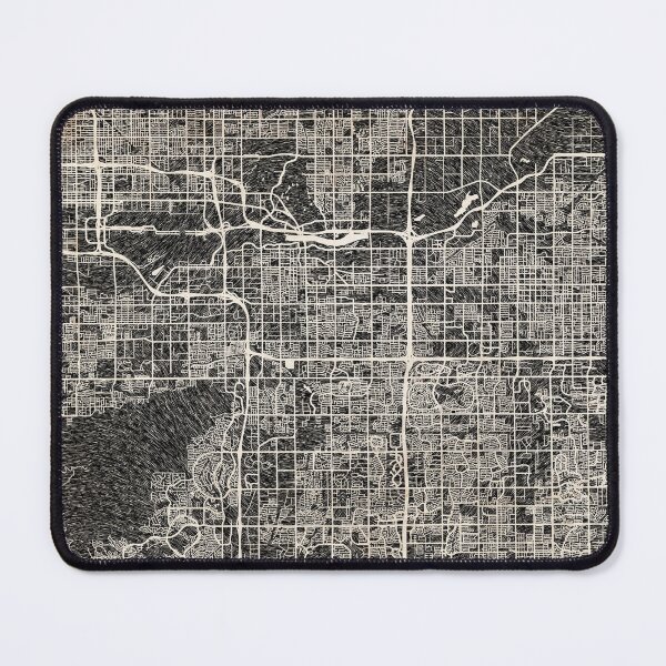 Item preview, Tempe map Arizona ink lines designed and sold by InkMaps.