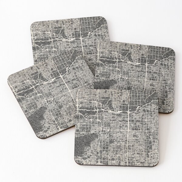 Item preview, Tempe map Arizona ink lines designed and sold by InkMaps.
