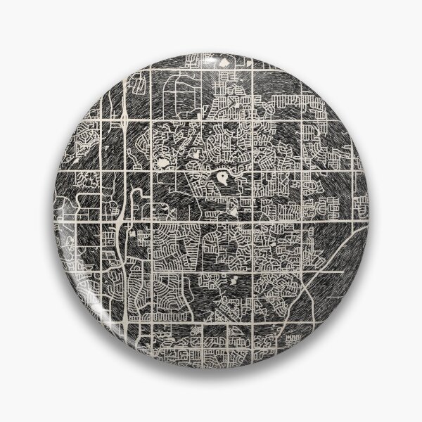 Item preview, Thornton map Colorado Ink lines designed and sold by InkMaps.