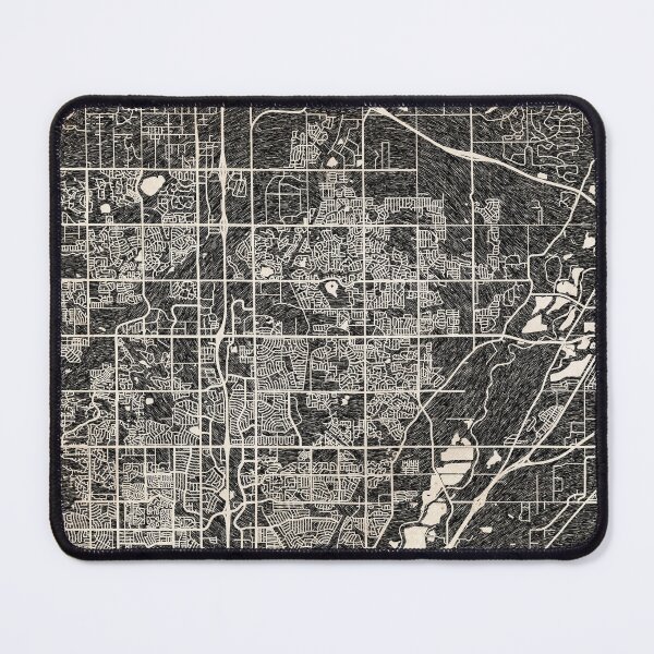 Item preview, Thornton map Colorado Ink lines designed and sold by InkMaps.