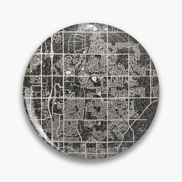 Item preview, Thornton map Colorado Ink lines 2 designed and sold by InkMaps.