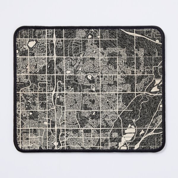 Item preview, Thornton map Colorado Ink lines 2 designed and sold by InkMaps.
