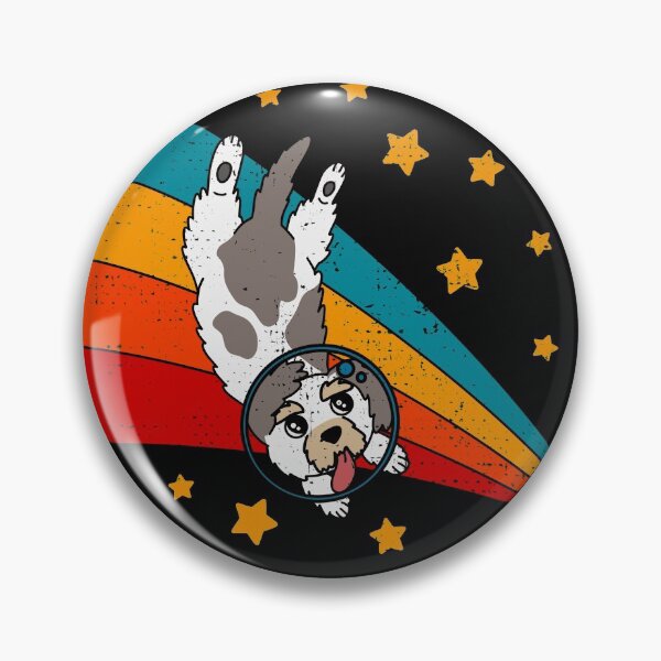 Item preview, Cute Vintage Petit Basset Griffon Vendeen Owner Retro Dog In Space designed and sold by JokeGysen.