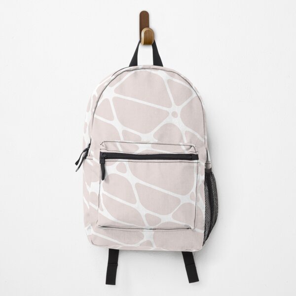 Item preview, Pale Pink and White Abstract Mosaic Pattern 2 2021-2022 Trending Color Pantone Coconut Cream 11-1007 designed and sold by ColorOfTheYears.
