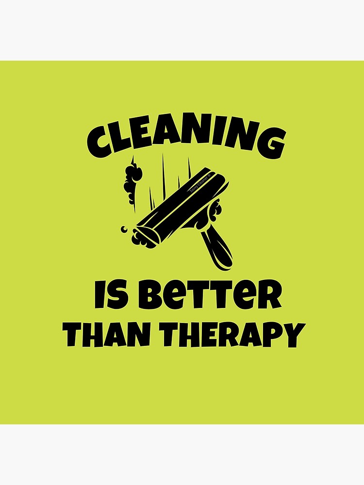 Thumbnail 4 of 4, Pillow, Better Than Therapy Housekeeping Lady Cleaning Gifts designed and sold by SavvyCleaner.